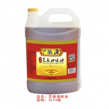 广徽源3L芝麻调味油